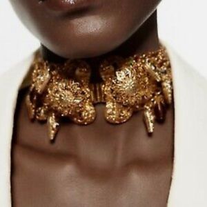 Zara Heart Stone Choker Necklace